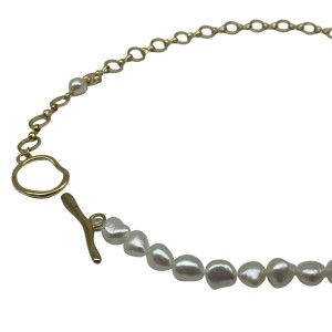 Baroque Pearl clavicle chain