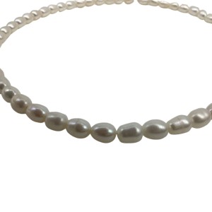 Rice beads pearl necklace