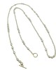 Long white multi-purpose pearl necklace