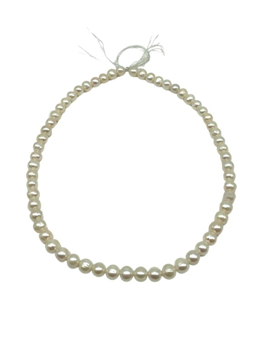 White pearl necklace